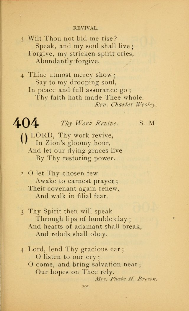 Hymn Book of the United Evangelical Church page 301