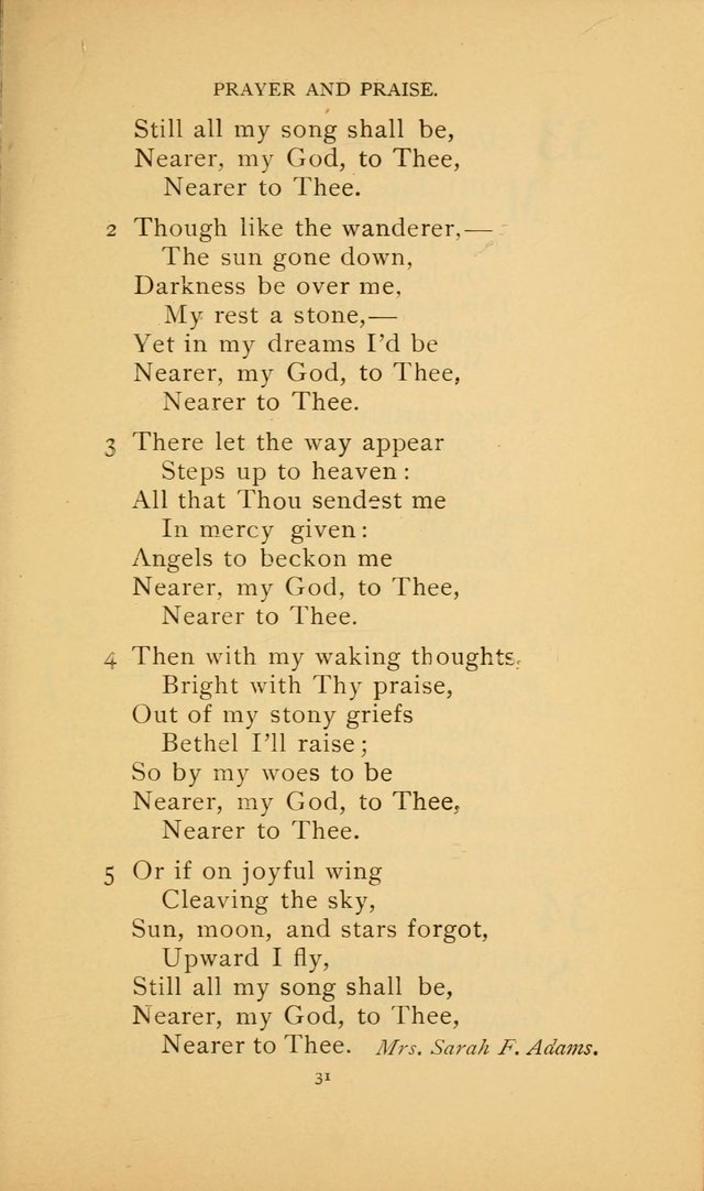 Hymn Book of the United Evangelical Church page 31