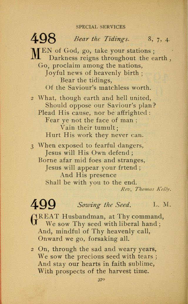 Hymn Book of the United Evangelical Church page 370