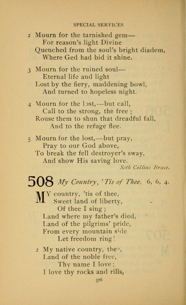 Hymn Book of the United Evangelical Church page 376