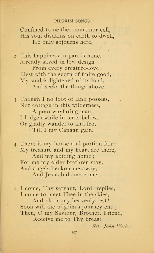 Hymn Book of the United Evangelical Church page 397