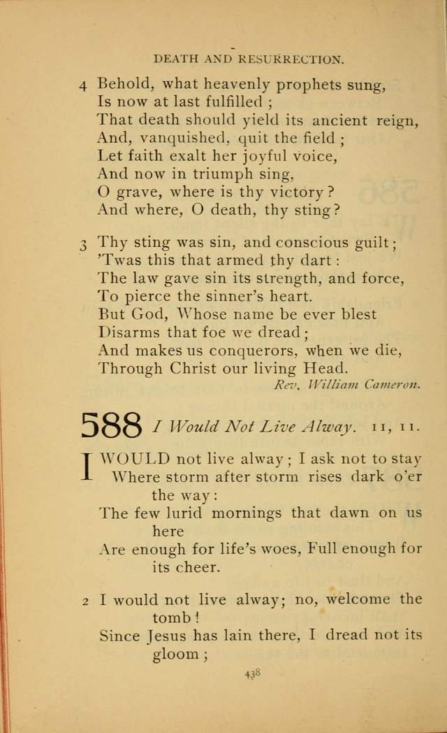 Hymn Book of the United Evangelical Church page 438
