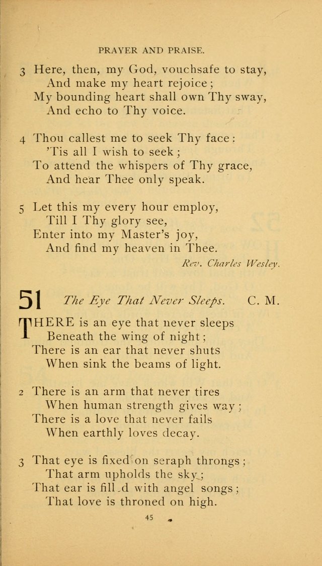 Hymn Book of the United Evangelical Church page 45