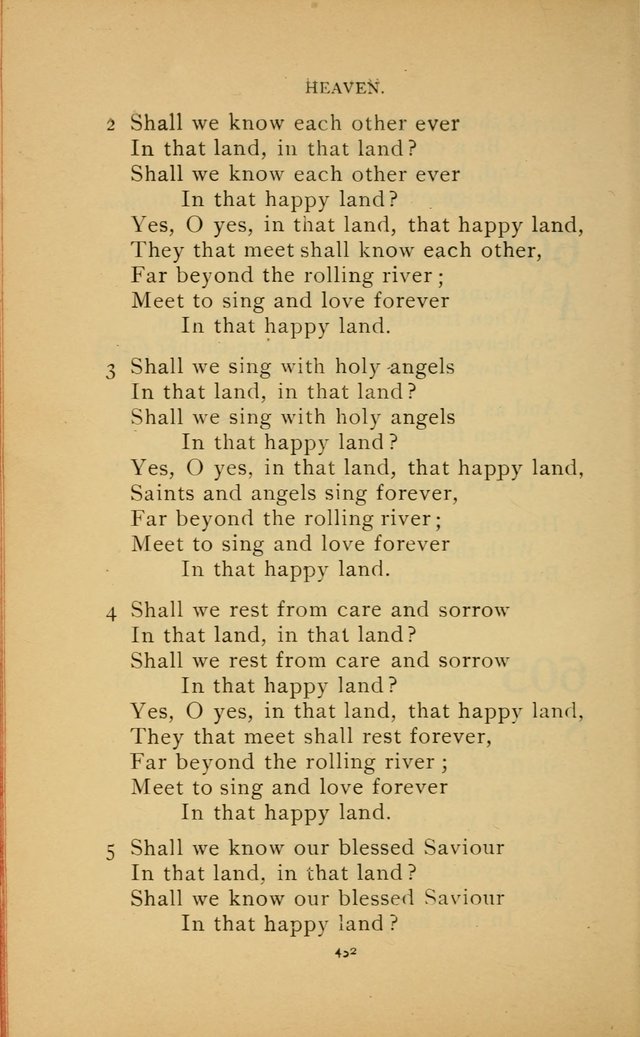 Hymn Book of the United Evangelical Church page 452