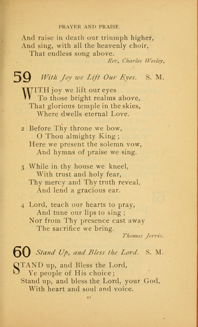 Hymn Book of the United Evangelical Church page 51