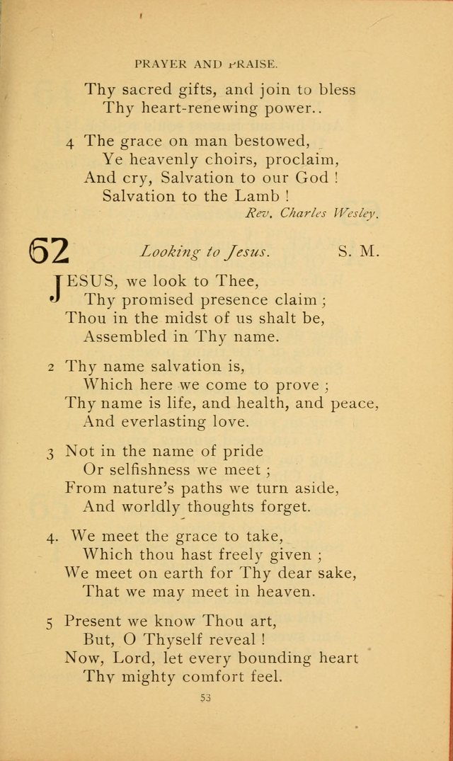 Hymn Book of the United Evangelical Church page 53
