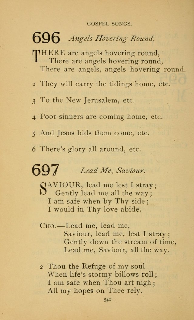 Hymn Book of the United Evangelical Church page 540