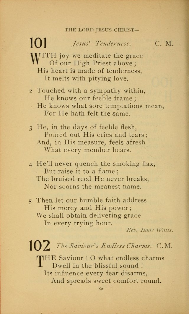 Hymn Book of the United Evangelical Church page 82