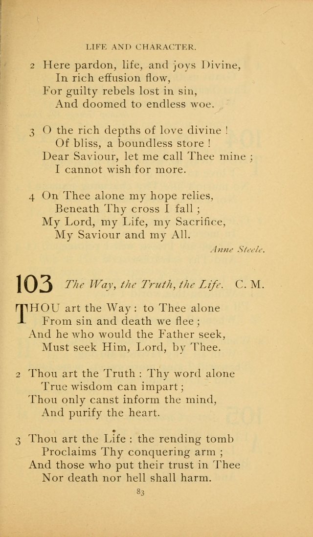 Hymn Book of the United Evangelical Church page 83