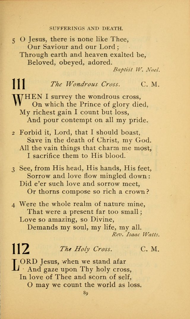 Hymn Book of the United Evangelical Church page 89