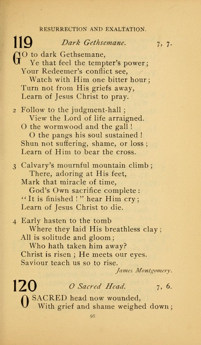 Hymn Book of the United Evangelical Church page 95