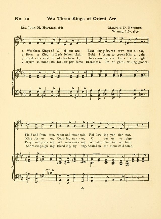 Hymns and Carols page 16