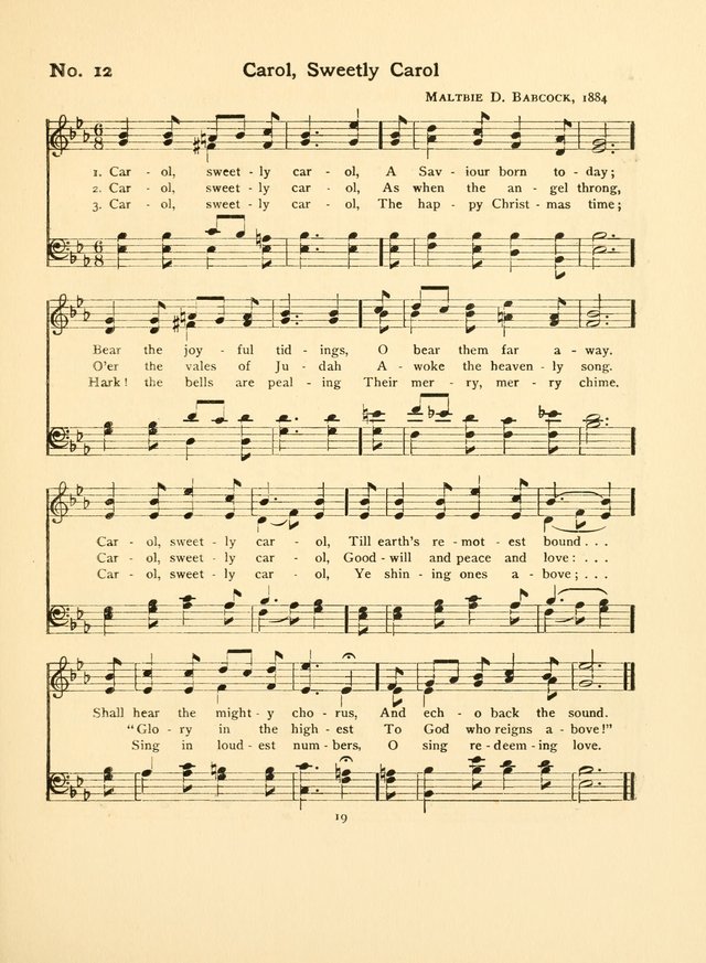 Hymns and Carols page 19
