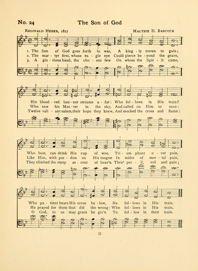 Hymns and Carols page 35