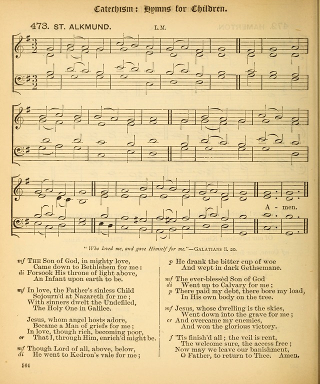 The Hymnal Companion to the Book of Common Prayer with accompanying tunes (3rd ed., rev. and enl.) page 564