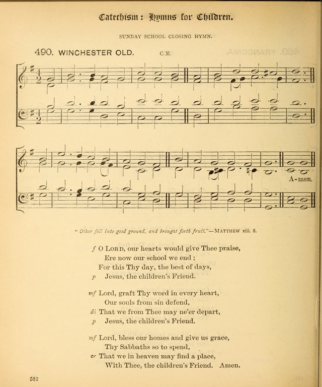 The Hymnal Companion to the Book of Common Prayer with accompanying tunes (3rd ed., rev. and enl.) page 582