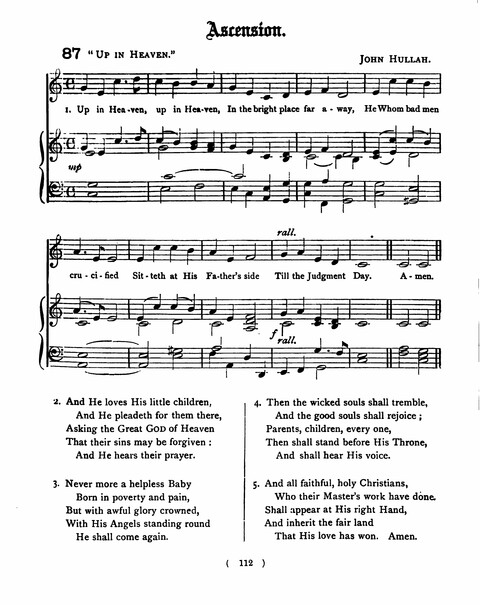 Hymns for the Children of the Church: with accompanying tunes page 112