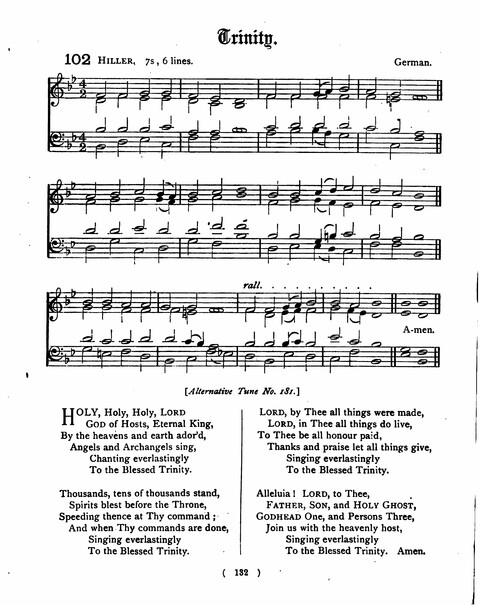 Hymns for the Children of the Church: with accompanying tunes page 132