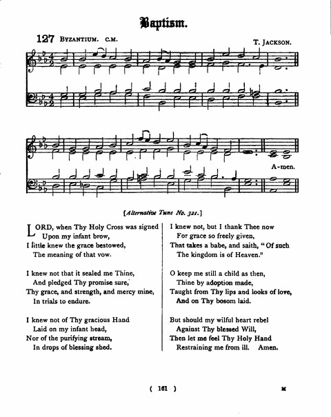 Hymns for the Children of the Church: with accompanying tunes page 161