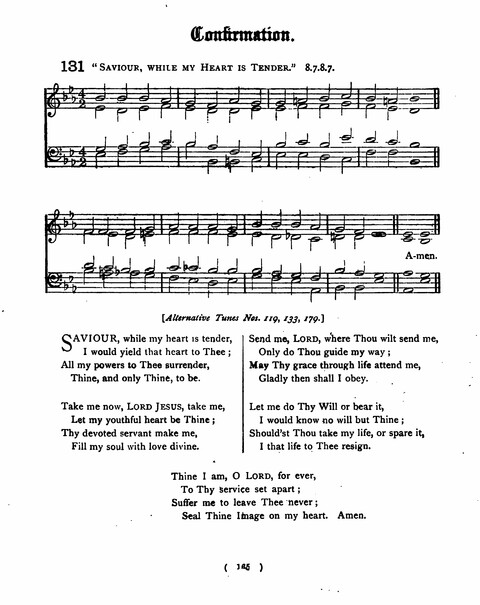 Hymns for the Children of the Church: with accompanying tunes page 165