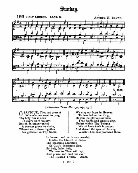 Hymns for the Children of the Church: with accompanying tunes page 213