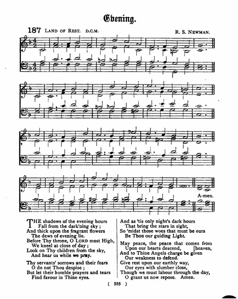 Hymns for the Children of the Church: with accompanying tunes page 235