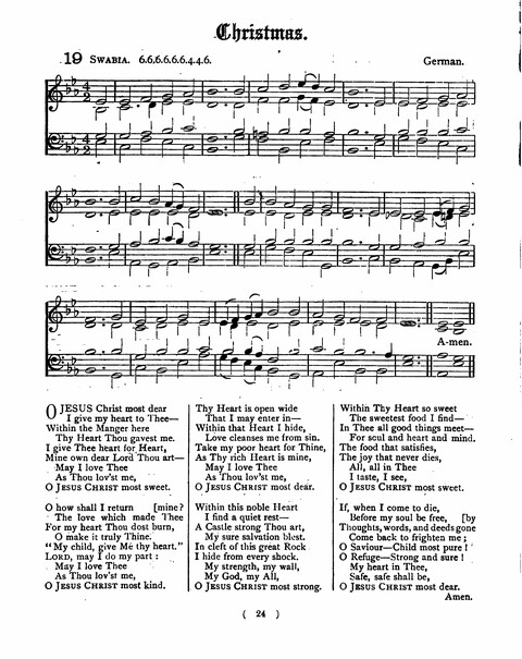 Hymns for the Children of the Church: with accompanying tunes page 24