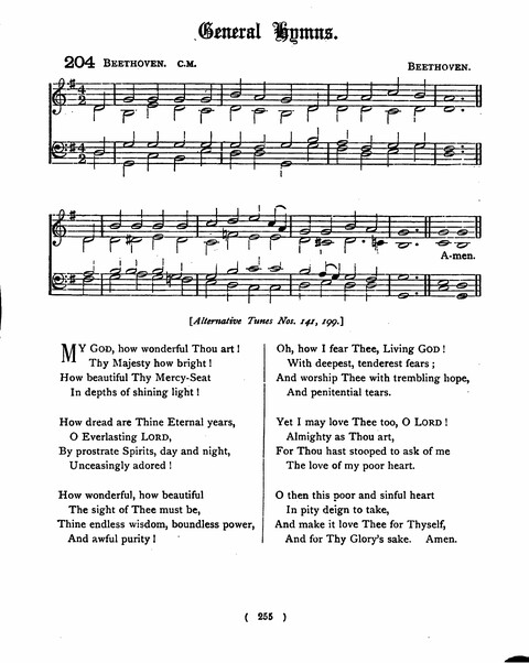Hymns for the Children of the Church: with accompanying tunes page 255
