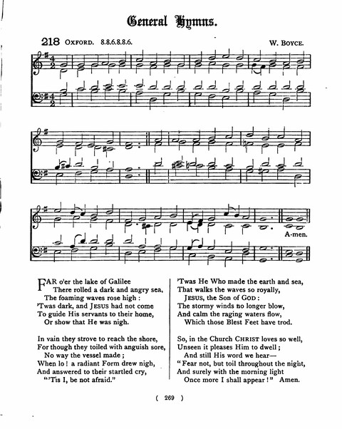 Hymns for the Children of the Church: with accompanying tunes page 269