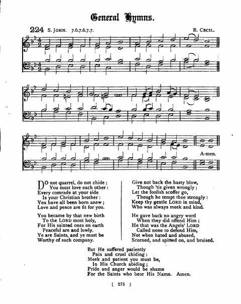 Hymns for the Children of the Church: with accompanying tunes page 275