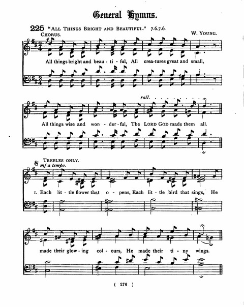 Hymns for the Children of the Church: with accompanying tunes page 276