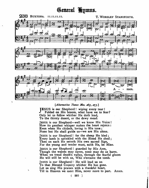 Hymns for the Children of the Church: with accompanying tunes page 290