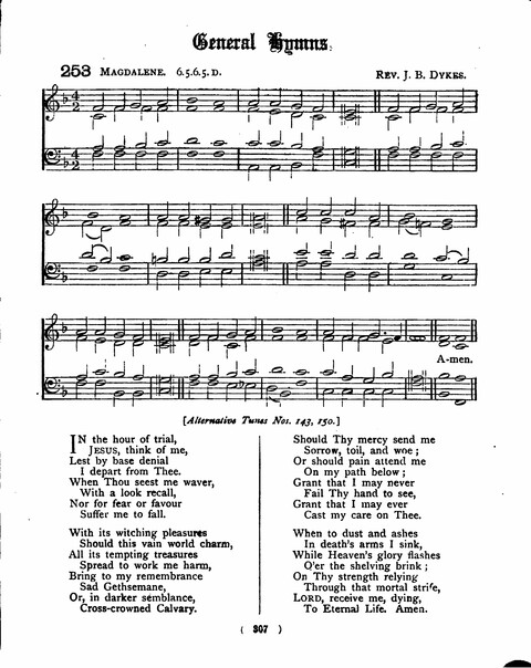 Hymns for the Children of the Church: with accompanying tunes page 307