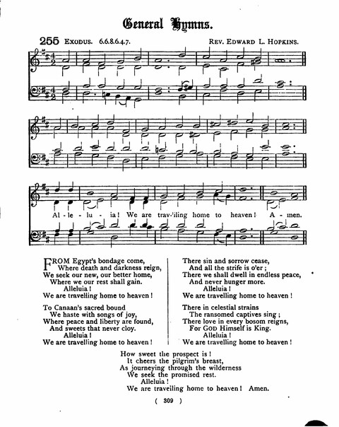 Hymns for the Children of the Church: with accompanying tunes page 309