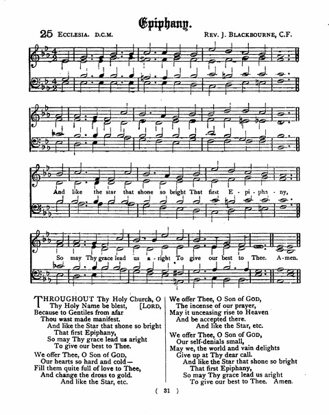 Hymns for the Children of the Church: with accompanying tunes page 31