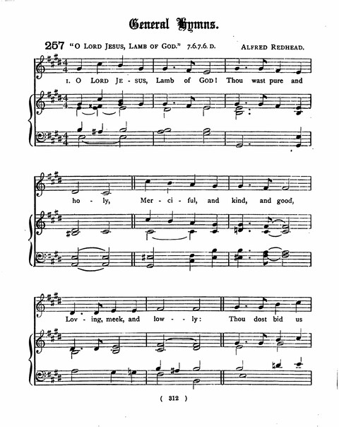 Hymns for the Children of the Church: with accompanying tunes page 312