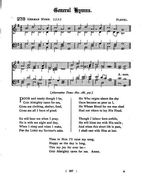 Hymns for the Children of the Church: with accompanying tunes page 337