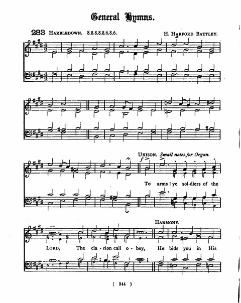 Hymns for the Children of the Church: with accompanying tunes page 344