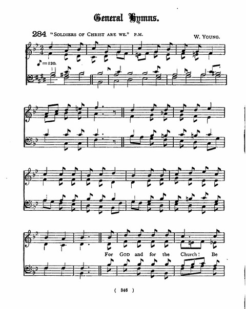Hymns for the Children of the Church: with accompanying tunes page 346