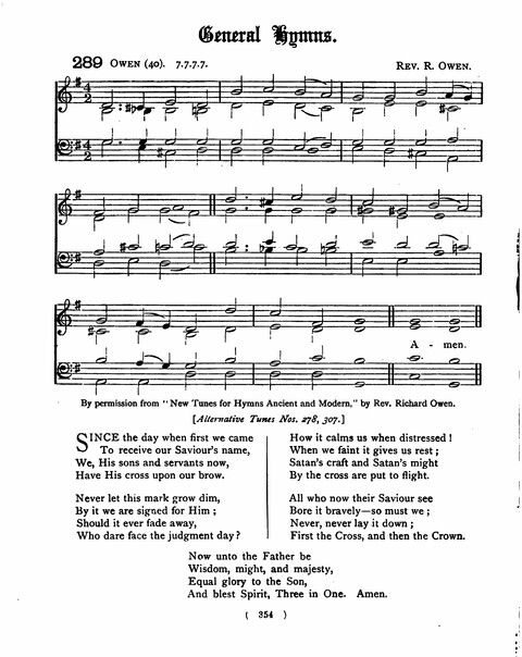 Hymns for the Children of the Church: with accompanying tunes page 354