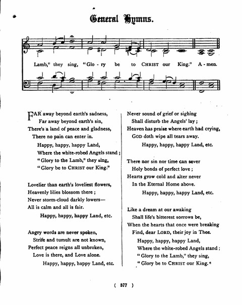 Hymns for the Children of the Church: with accompanying tunes page 377