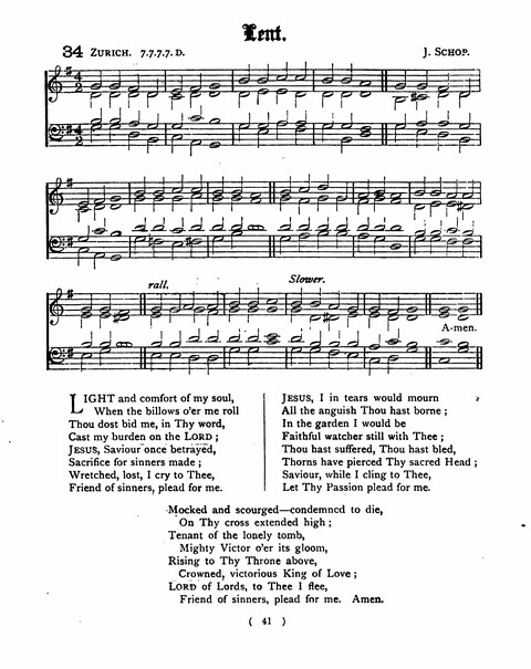 Hymns for the Children of the Church: with accompanying tunes page 41