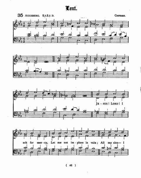 Hymns for the Children of the Church: with accompanying tunes page 42