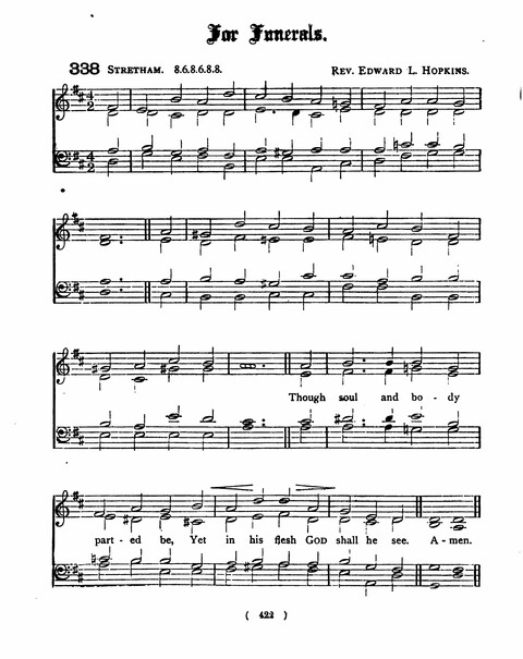 Hymns for the Children of the Church: with accompanying tunes page 422