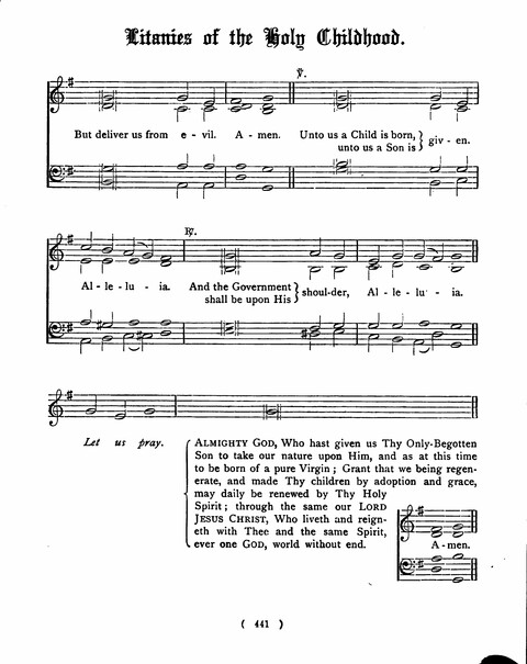 Hymns for the Children of the Church: with accompanying tunes page 441