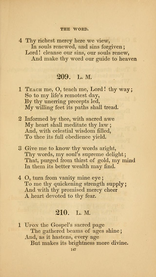 Hymns for the Church of Christ. (6th thousand) page 147