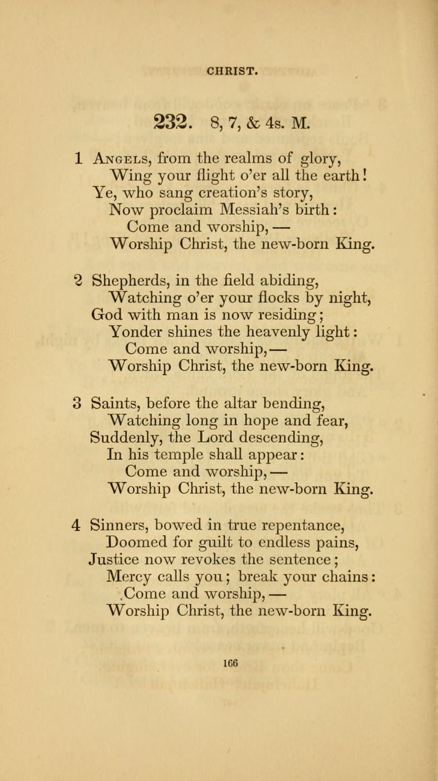 Hymns for the Church of Christ. (6th thousand) page 166