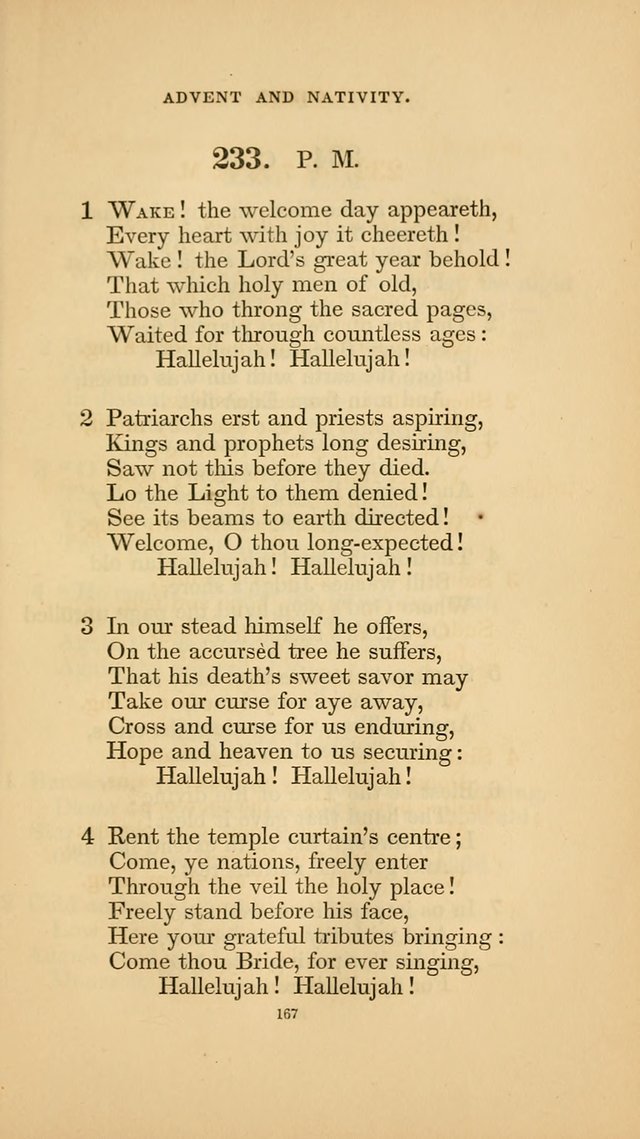 Hymns for the Church of Christ. (6th thousand) page 167