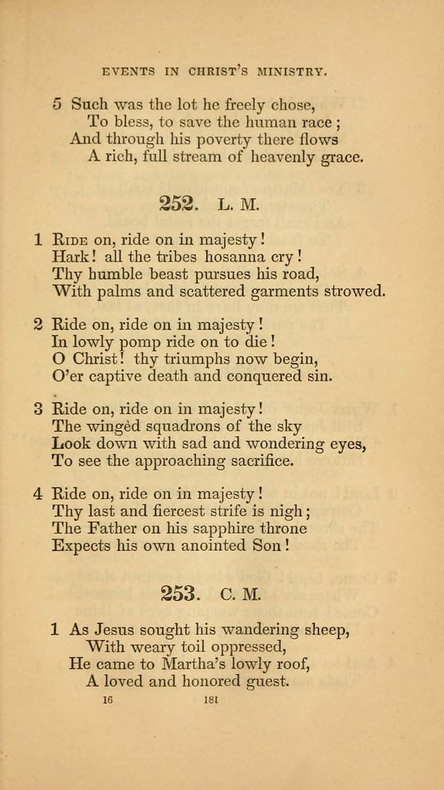 Hymns for the Church of Christ. (6th thousand) page 181