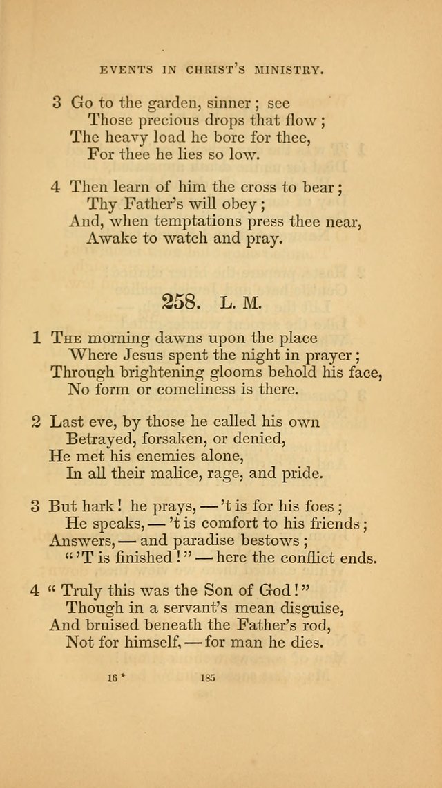 Hymns for the Church of Christ. (6th thousand) page 185